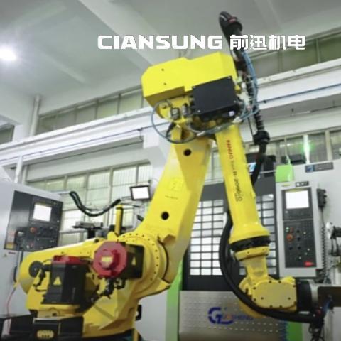 發(fā)那科數控機床機器人上下料工作站